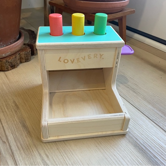 Lovevery Other - Lovevery Wooden Peg Drop Thinker Play Kit 11-12 M 3 original pegs! Excellent